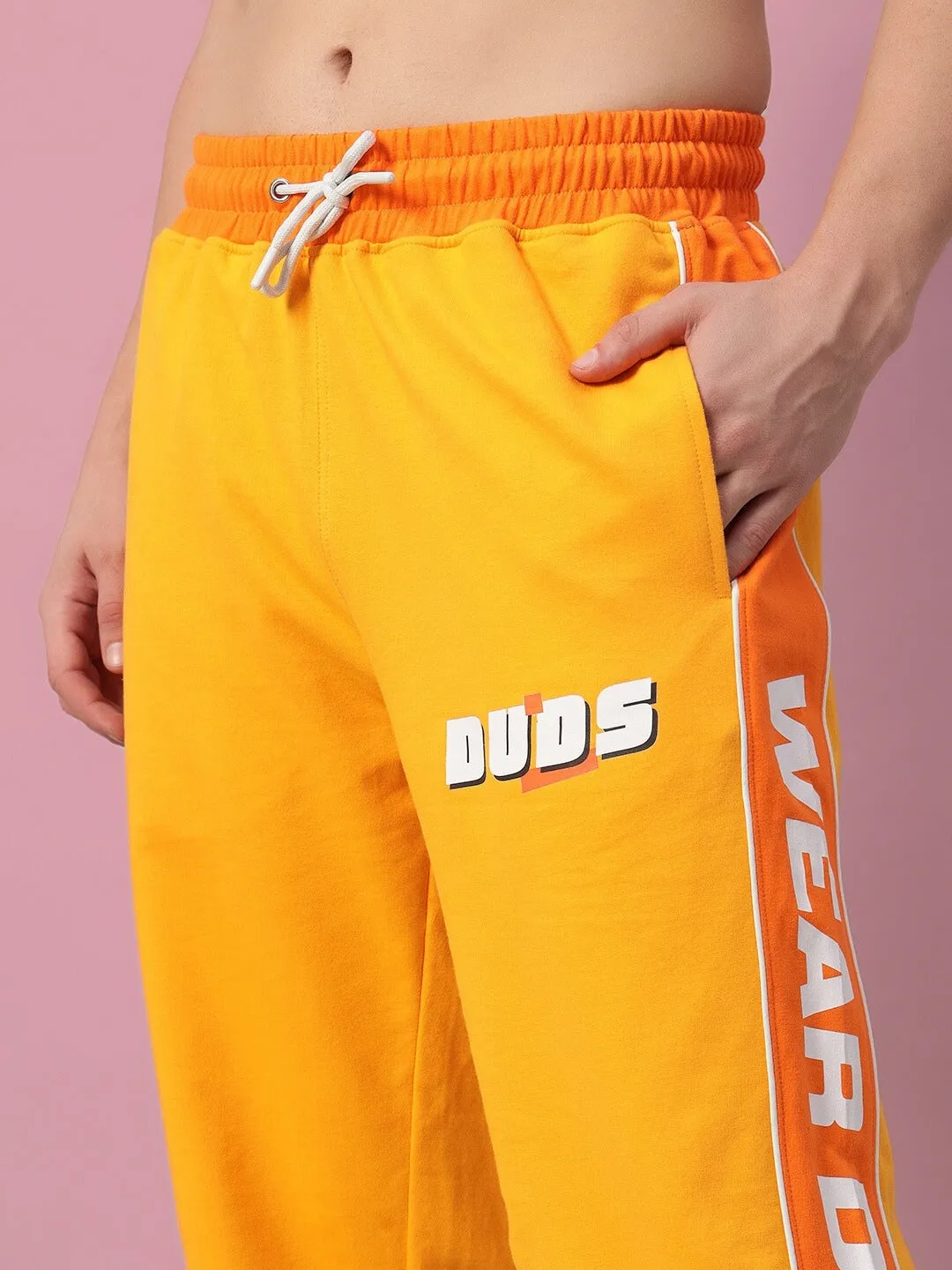 PEPPY JOGGERS (YELLOW-ORANGE)