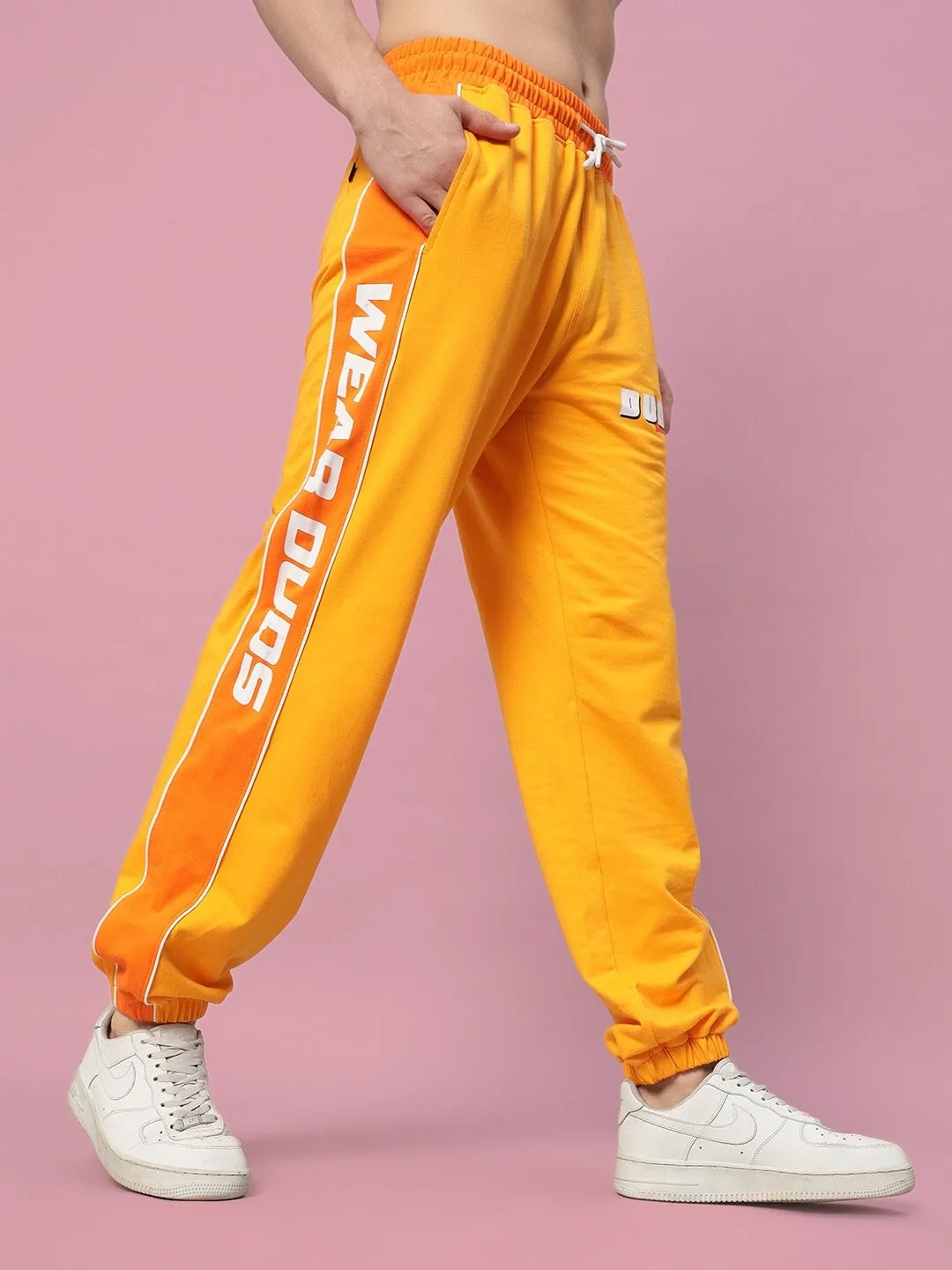 PEPPY JOGGERS (YELLOW-ORANGE)