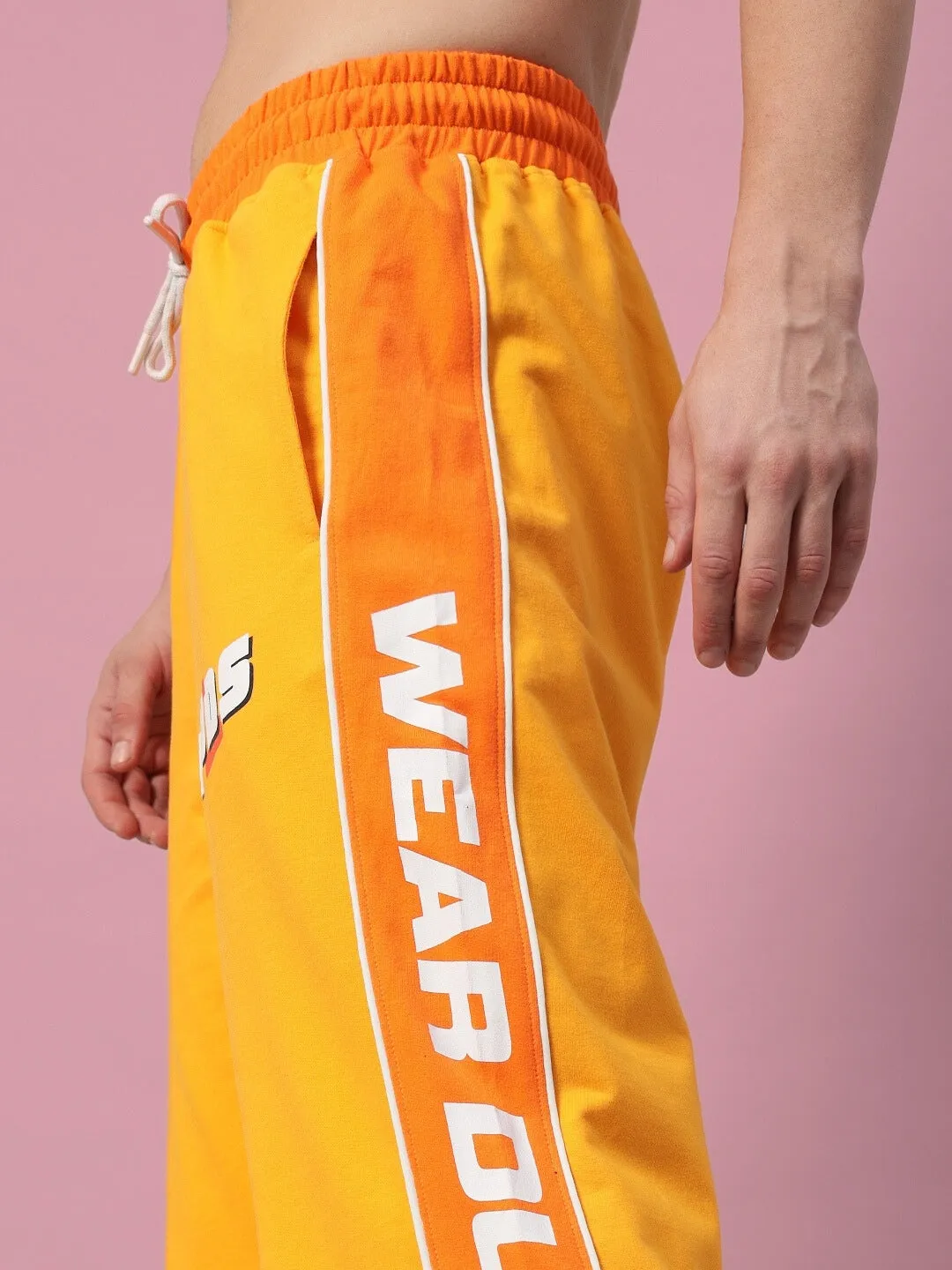 PEPPY JOGGERS (YELLOW-ORANGE)
