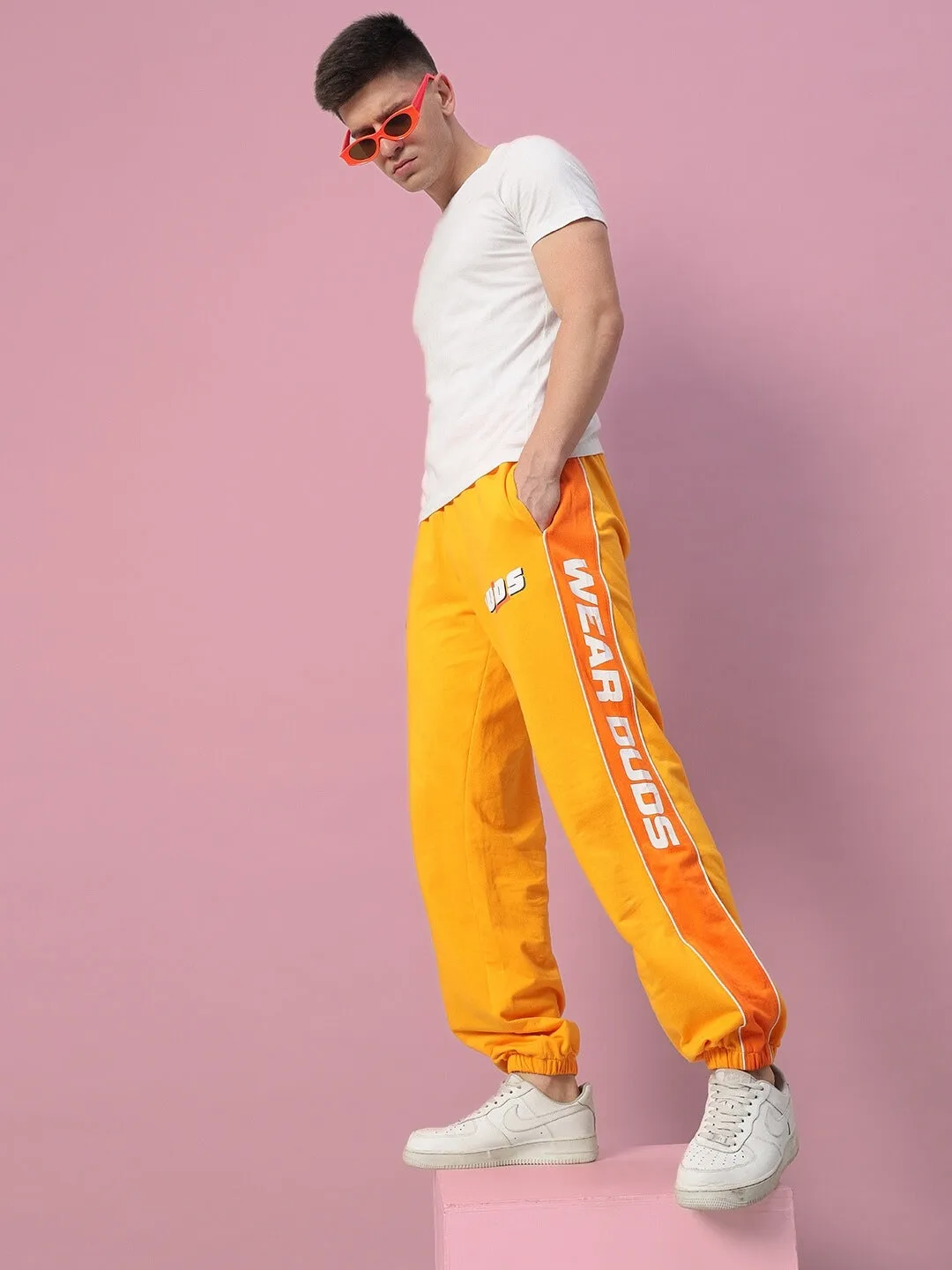 PEPPY JOGGERS (YELLOW-ORANGE)