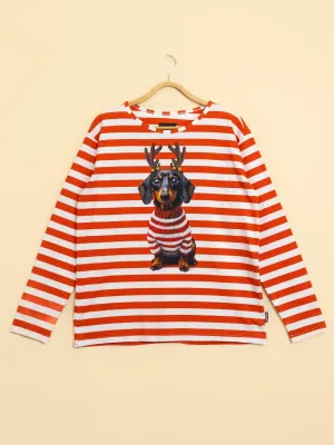 Pierre Xmas Long Sleeve T-shirt Dames