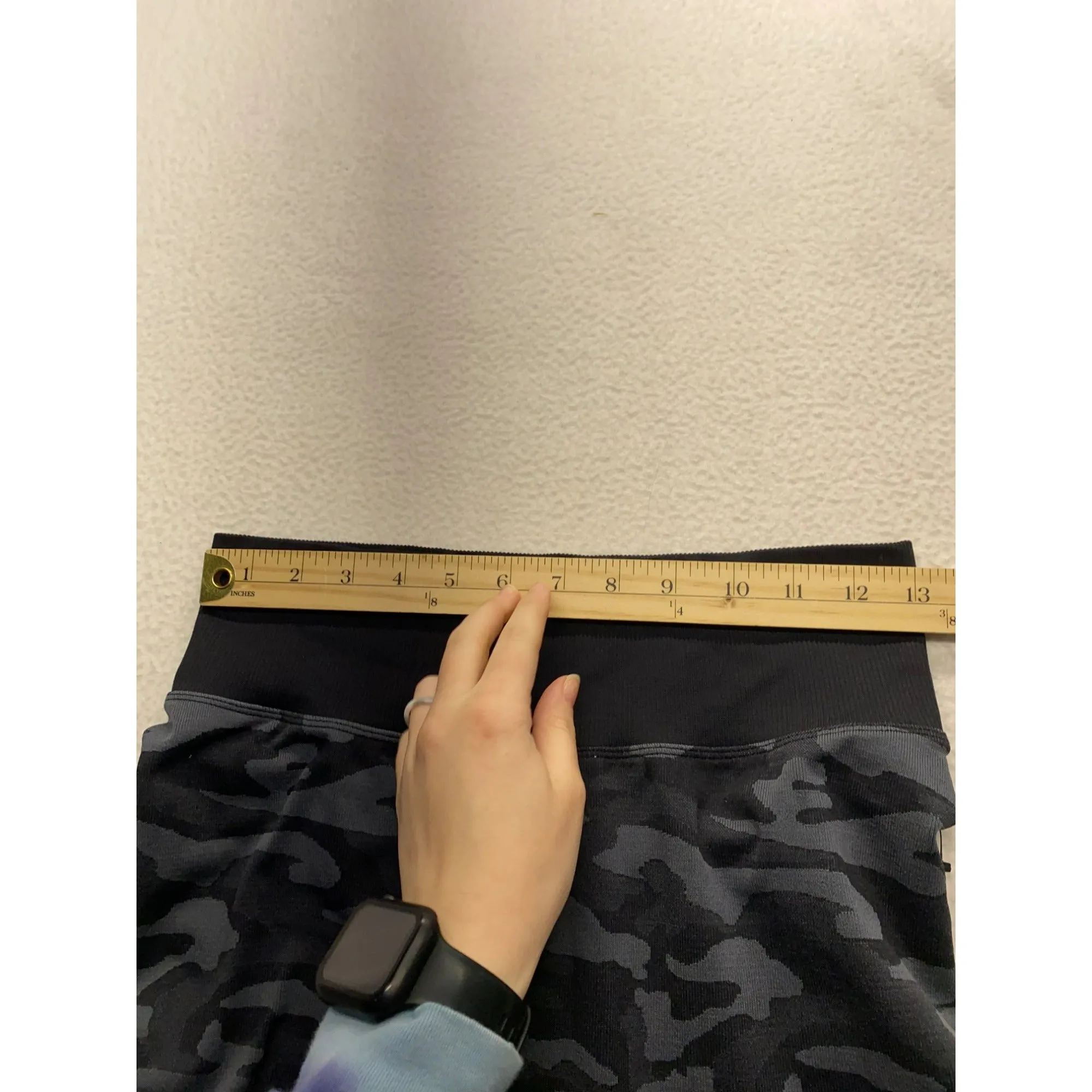 Pink Active Black & Grey Camo Leggings With Butt Scrunch #7004