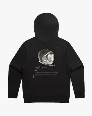 Pirate Cannoli Cream Definition Heavyweight Hoodie (Black)