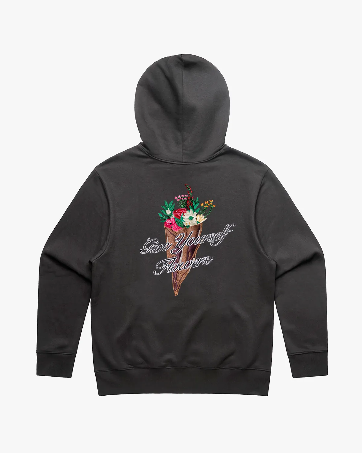 Pirate Give Yourself Flowers Hoodie (Charcoal)