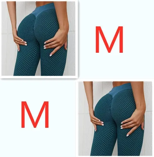 Plaid Leggings Fitness Yoga Pants Women's Seamless