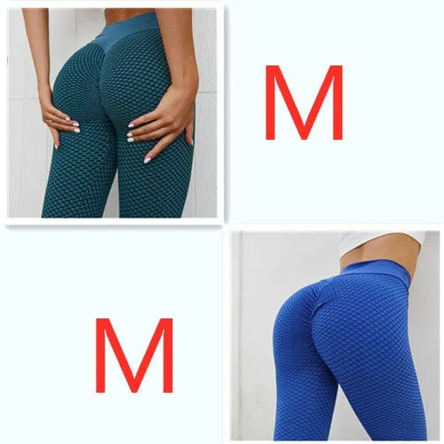 Plaid Leggings Fitness Yoga Pants Women's Seamless