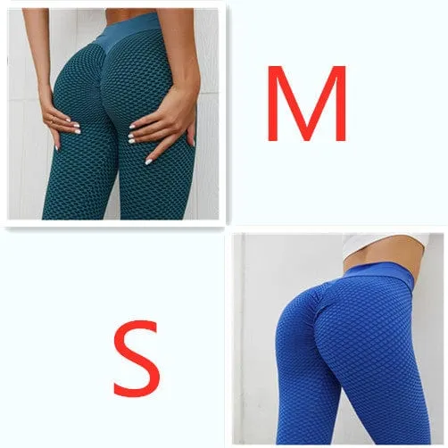 Plaid Leggings Fitness Yoga Pants Women's Seamless