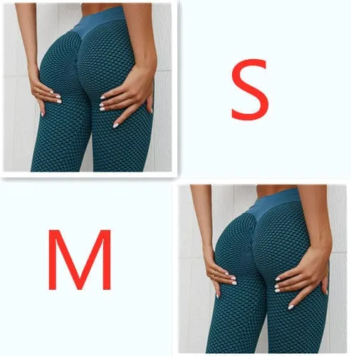 Plaid Leggings Fitness Yoga Pants Women's Seamless
