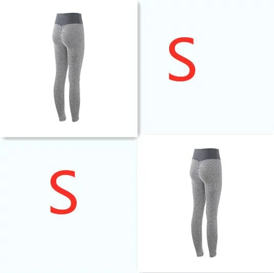 Plaid Leggings Fitness Yoga Pants Women's Seamless