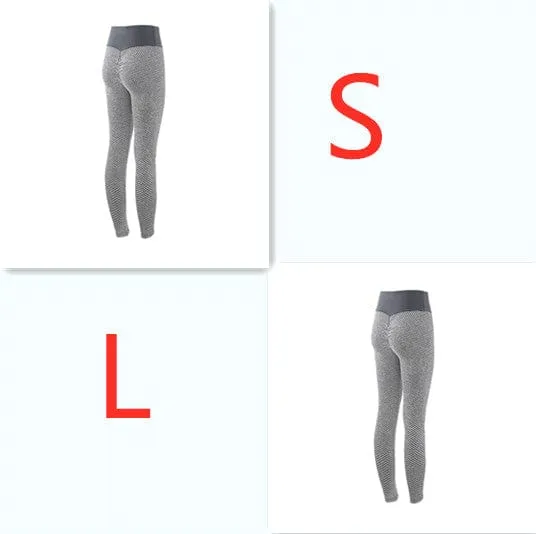 Plaid Leggings Fitness Yoga Pants Women's Seamless