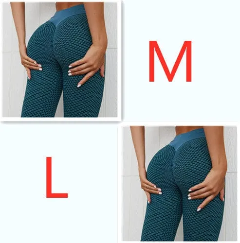 Plaid Leggings Fitness Yoga Pants Women's Seamless