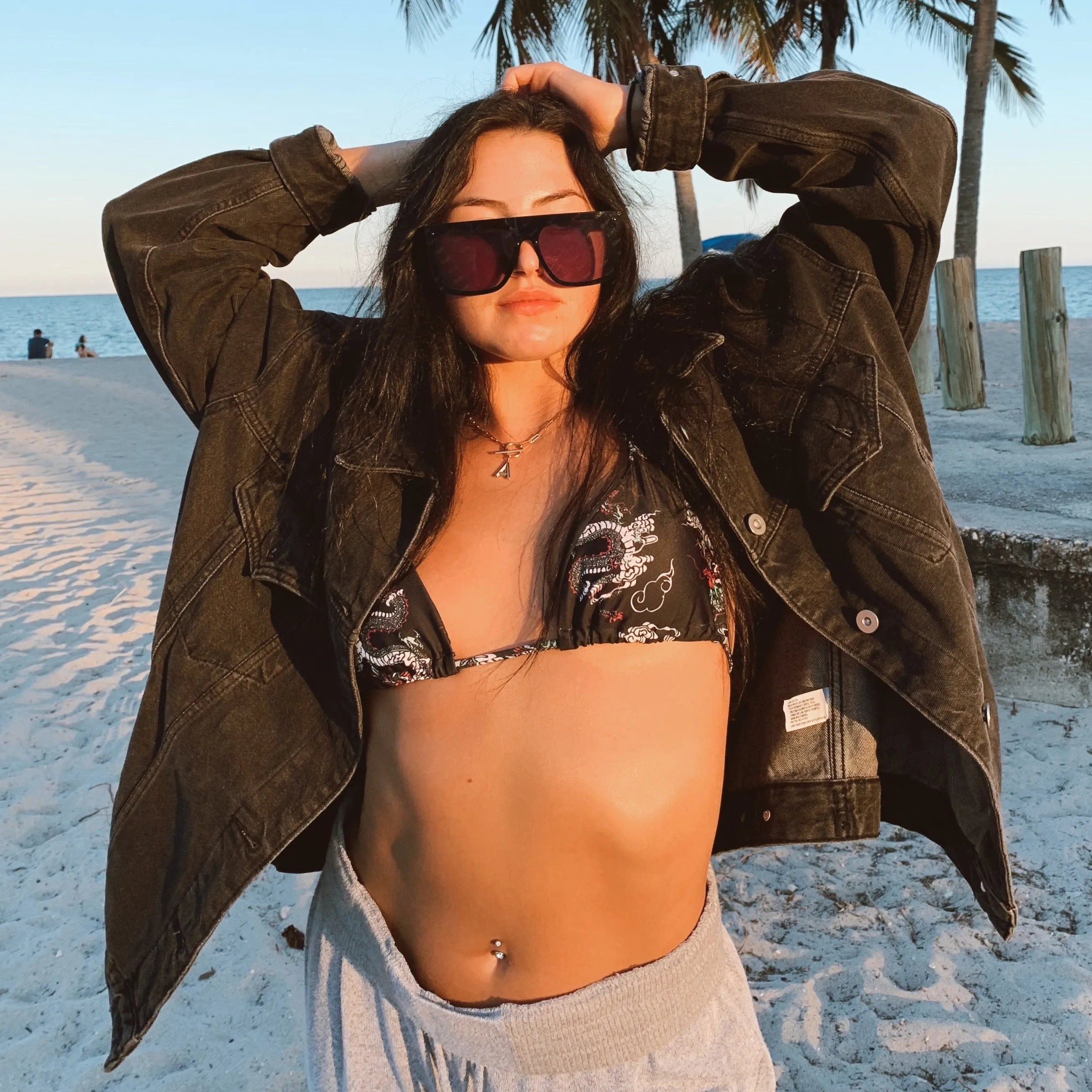 Playboy Custom Hand-Painted Denim Jacket