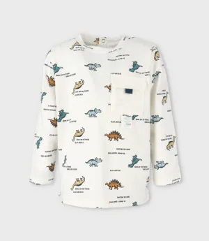 Polera bebé niño con dinosaurios