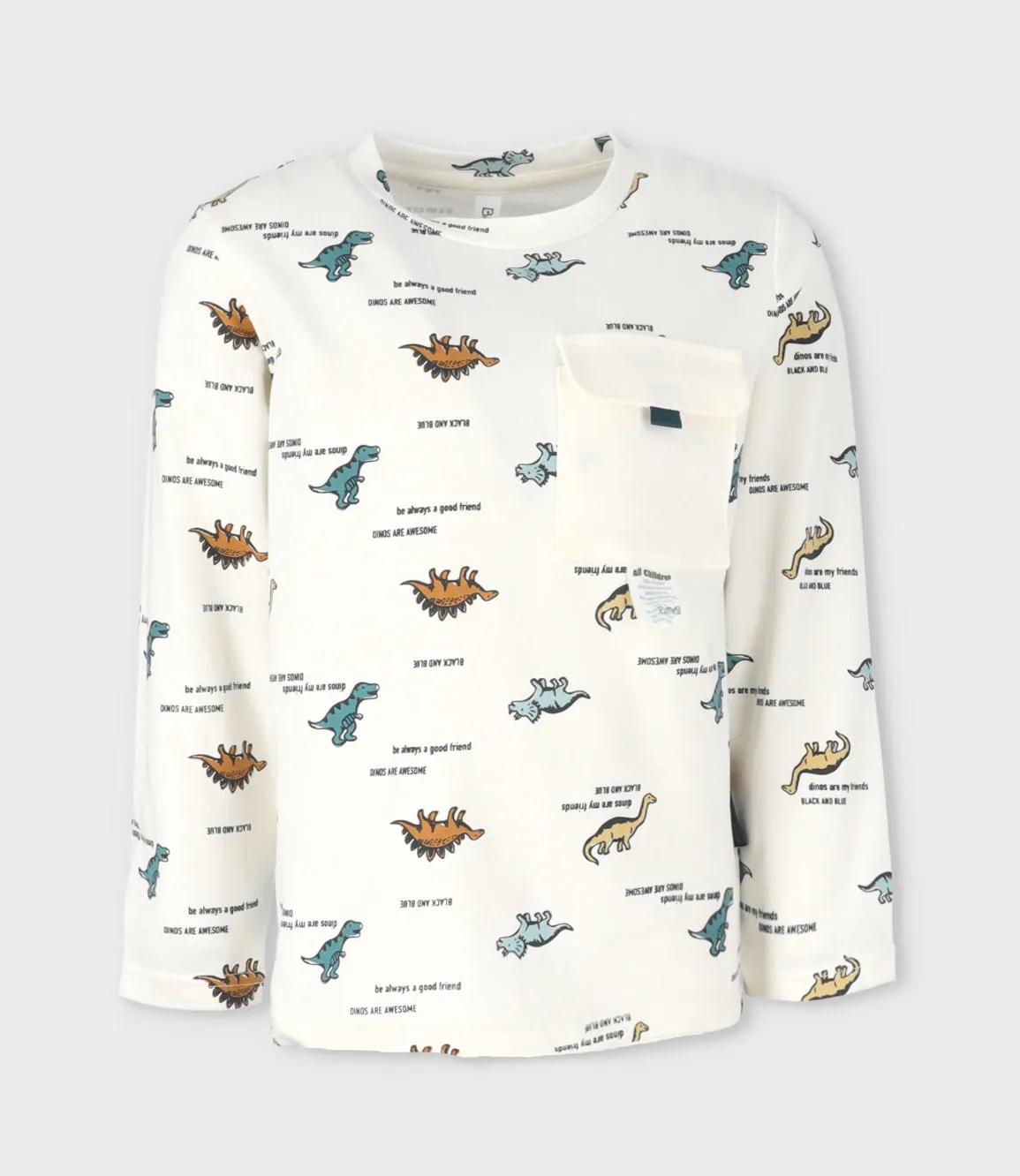Polera niño con dinosaurios
