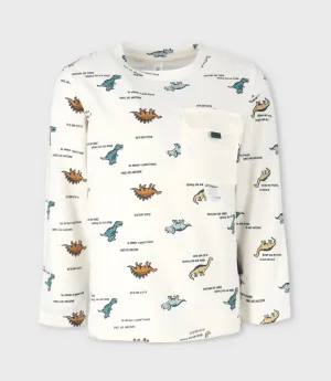 Polera niño con dinosaurios