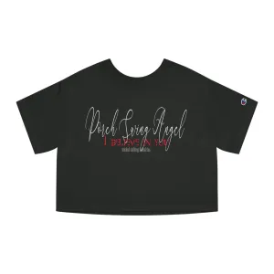 Porch Swing Angel E.L. Cropped T-Shirt