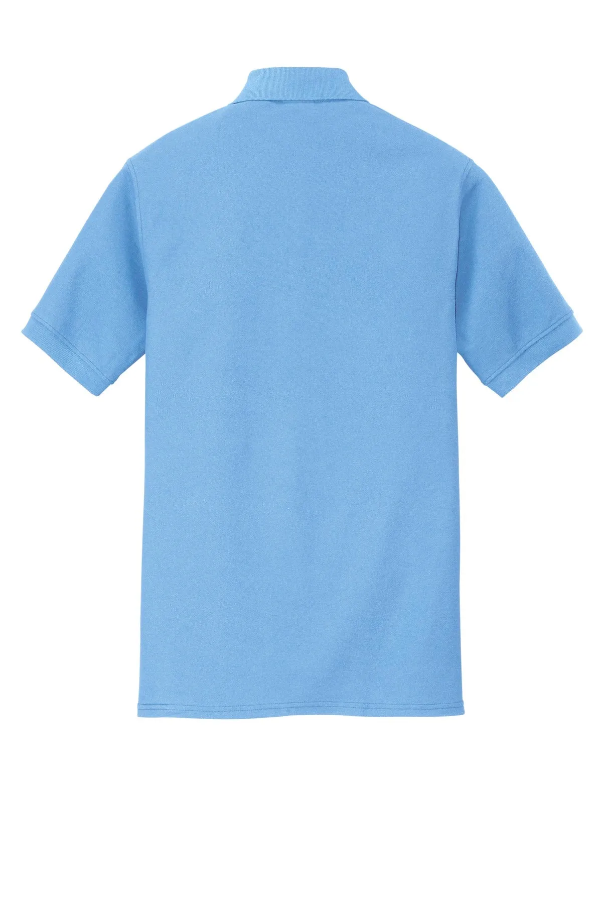 Port & Company Core Blend Pique Polo. KP155 Light Blue