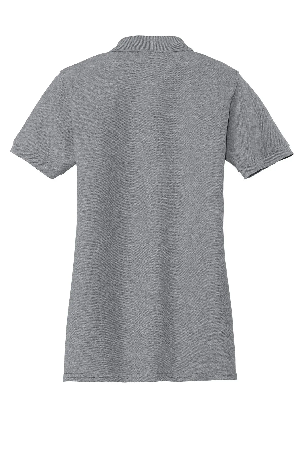 Port & Company Women's Core Blend Pique Polo. LKP155 Athletic Heather