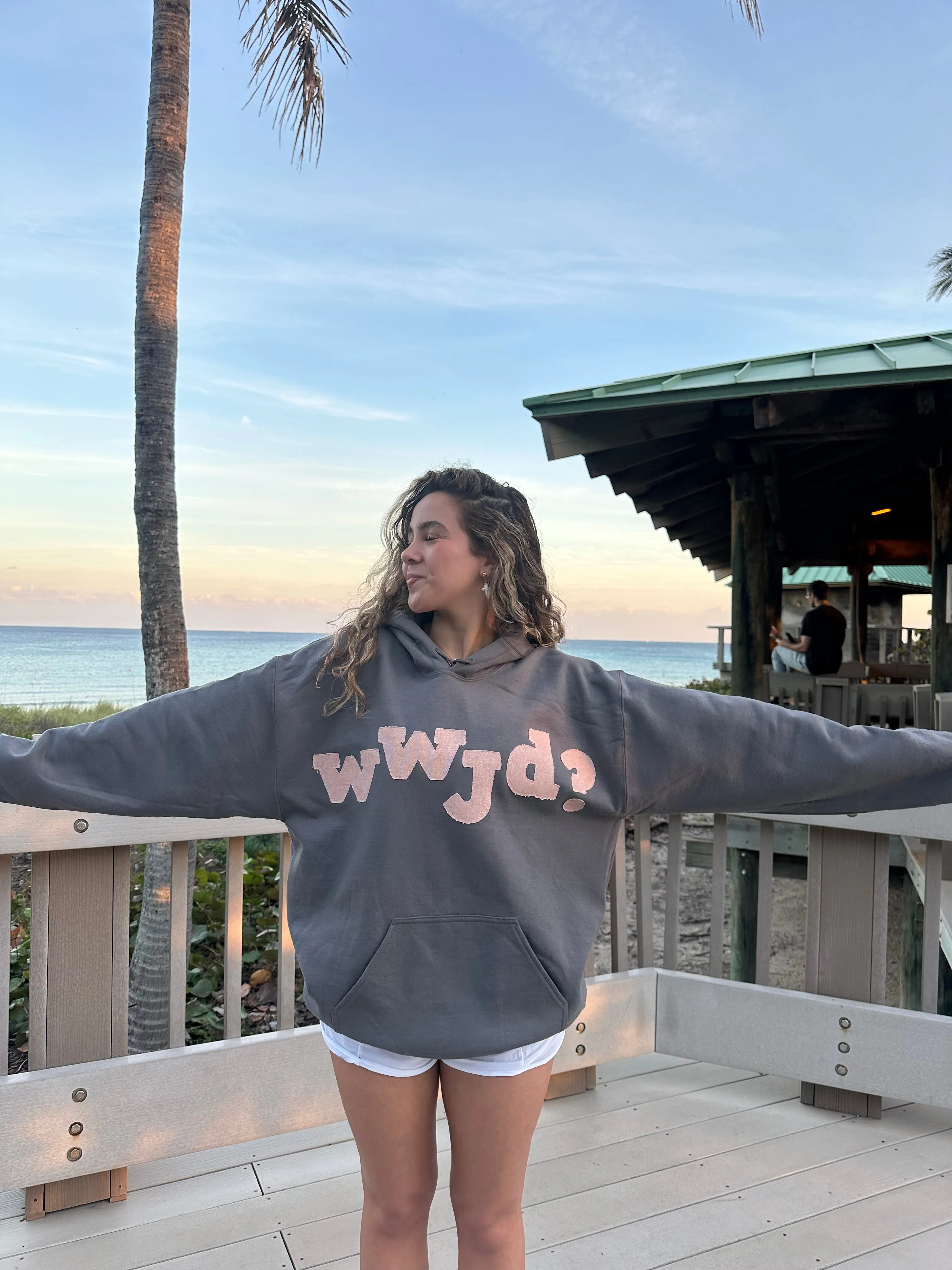 PREORDER "WWJD?" patchwork hoodie
