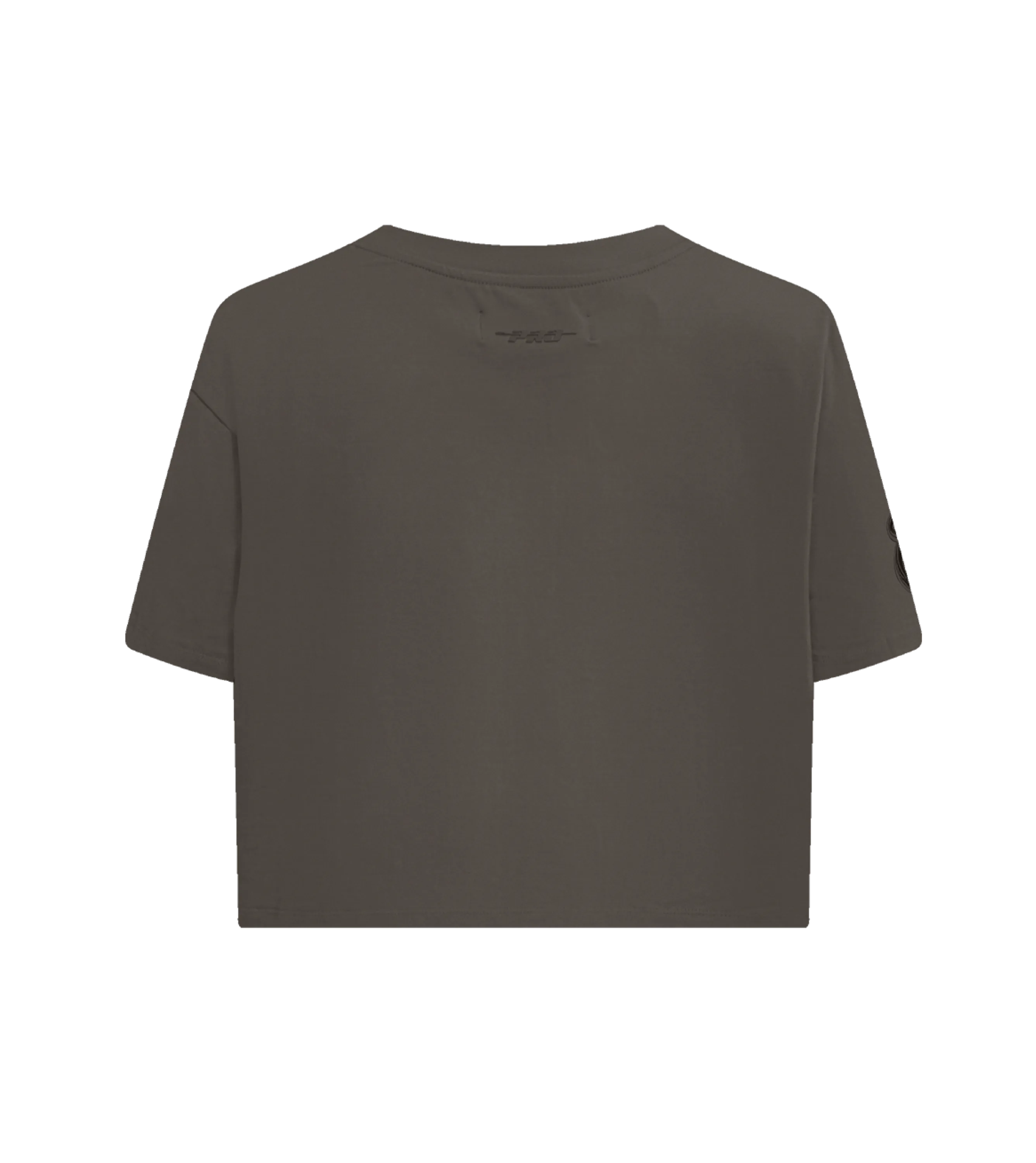 Pro Standard Miami HEAT Taupe Boxy Crop Women's Tee