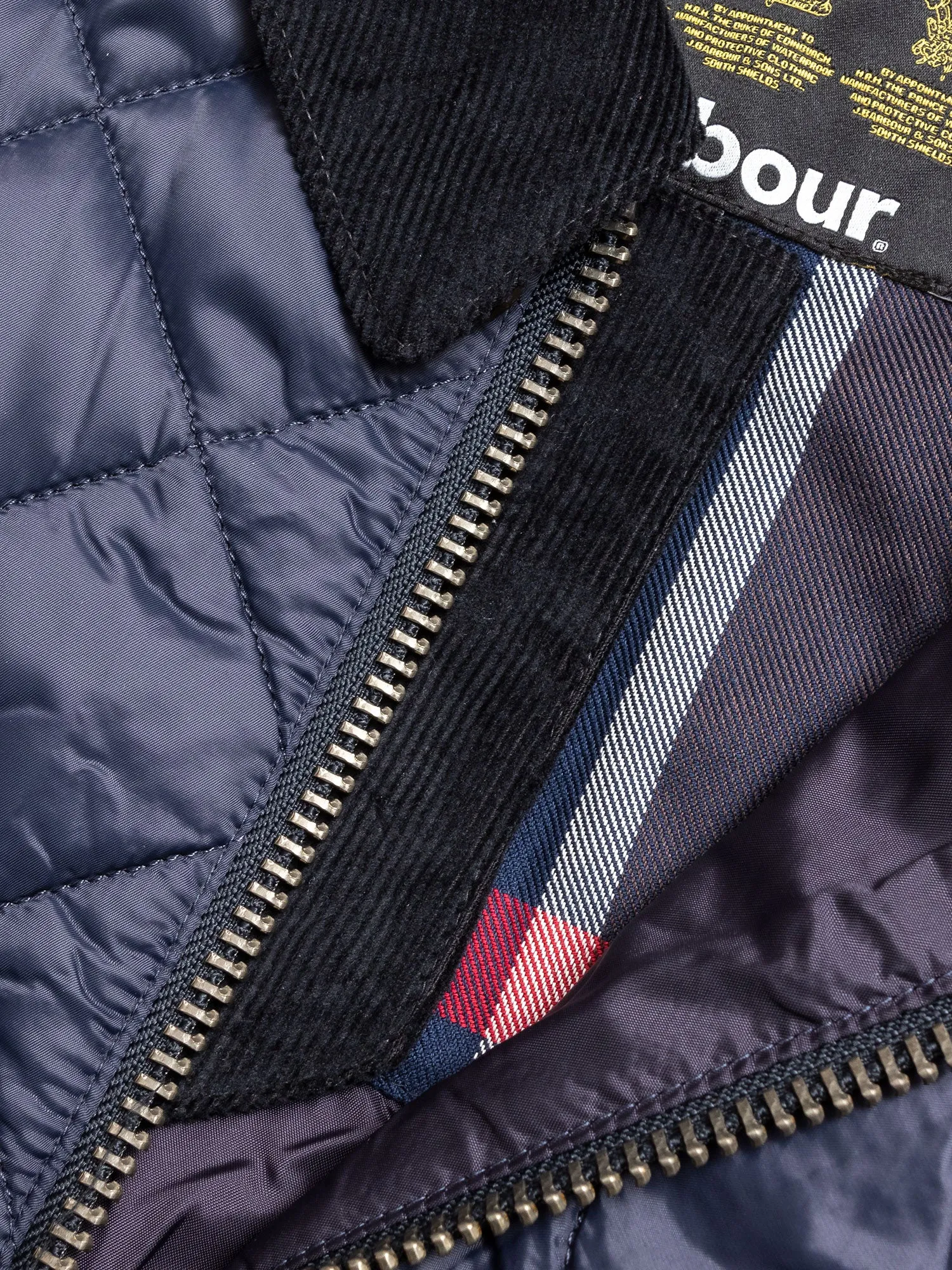 "Maesbury" Quilt Jacket in Navy