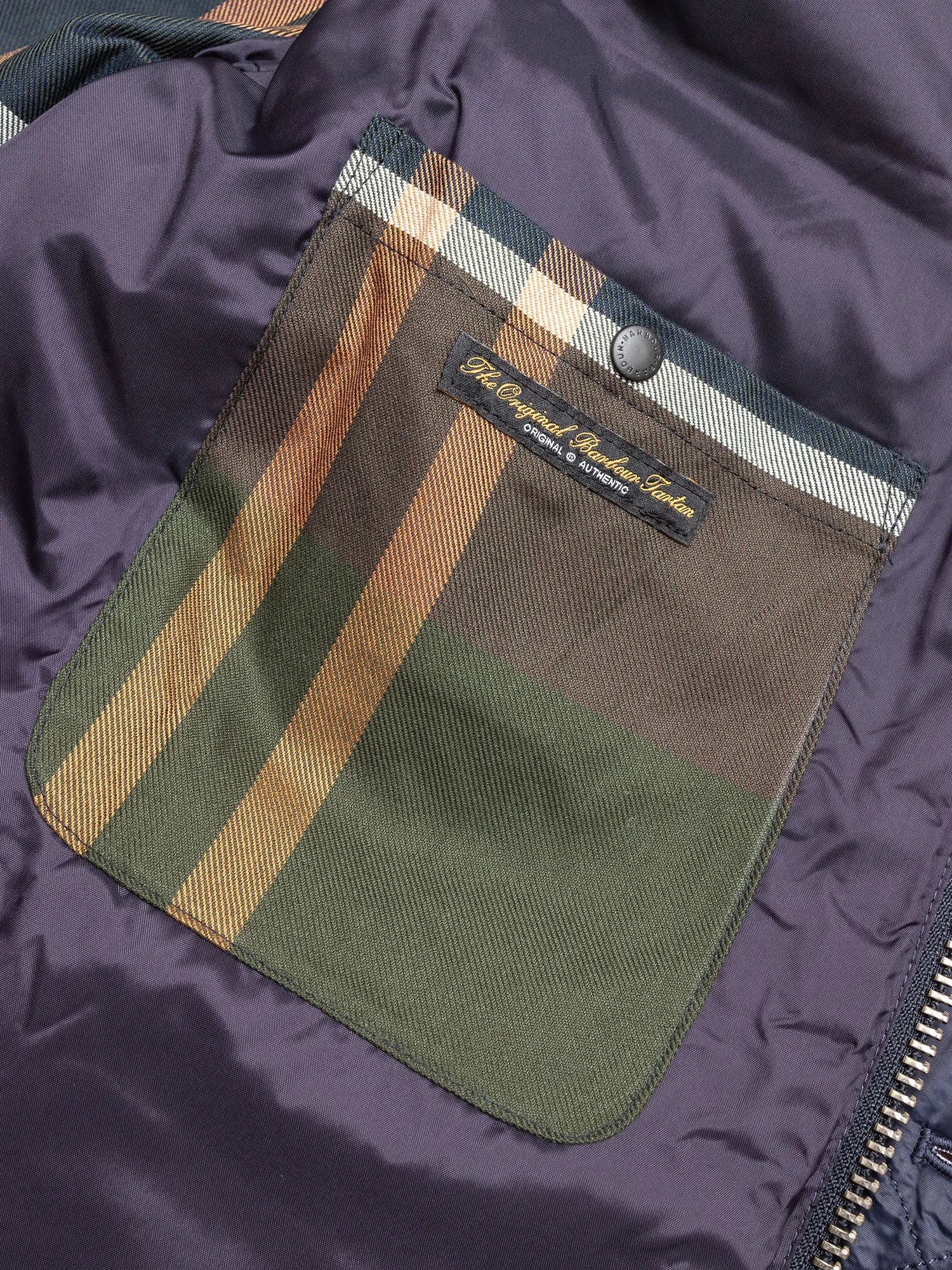 "Maesbury" Quilt Jacket in Navy