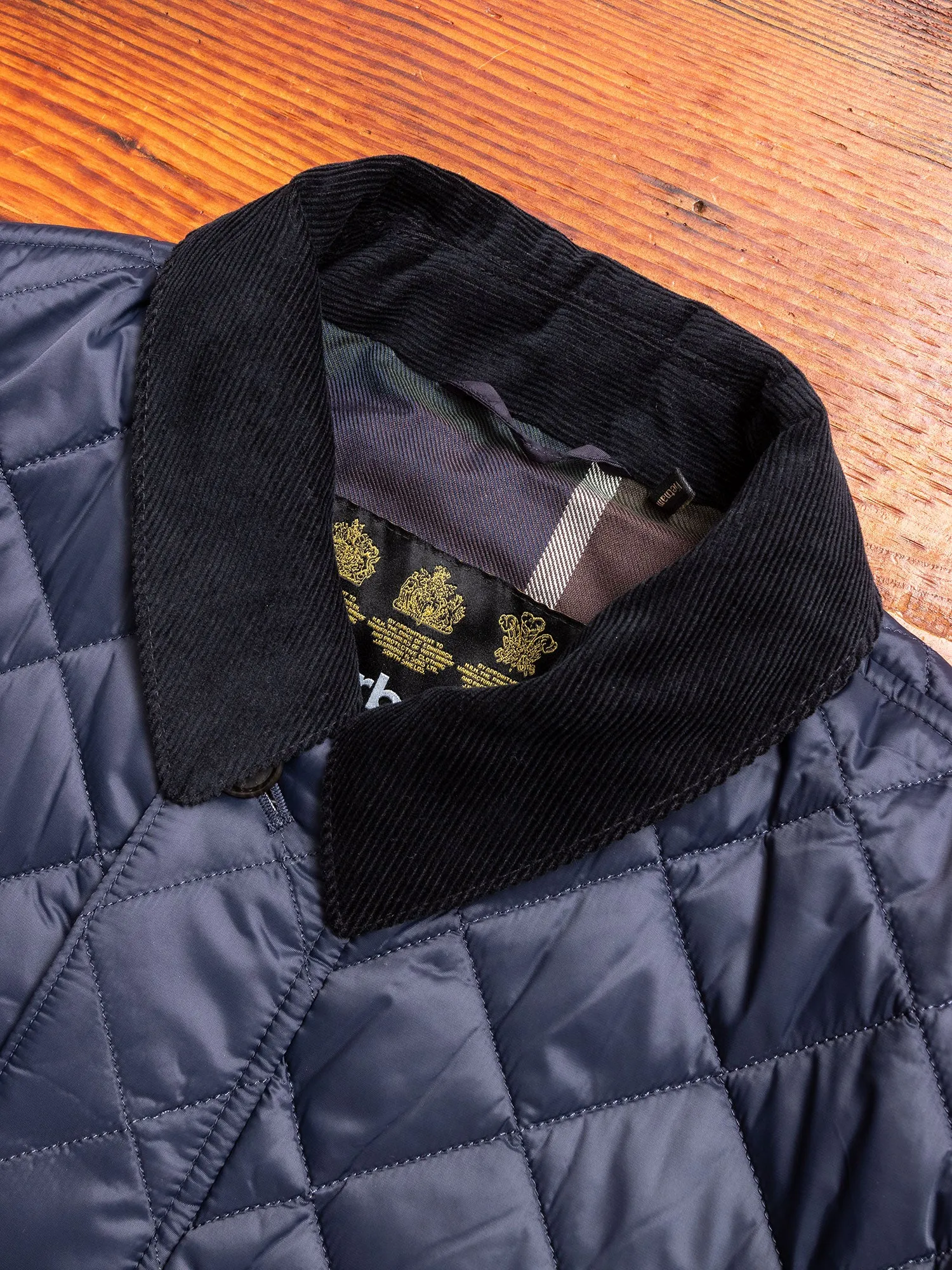 "Maesbury" Quilt Jacket in Navy