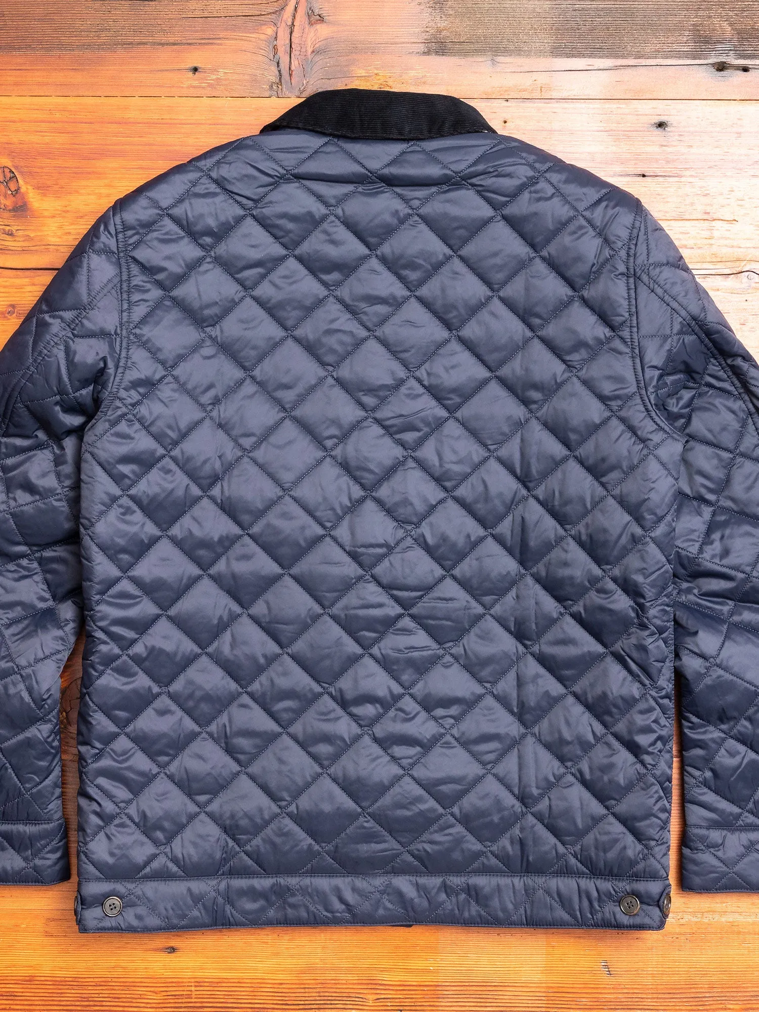 "Maesbury" Quilt Jacket in Navy