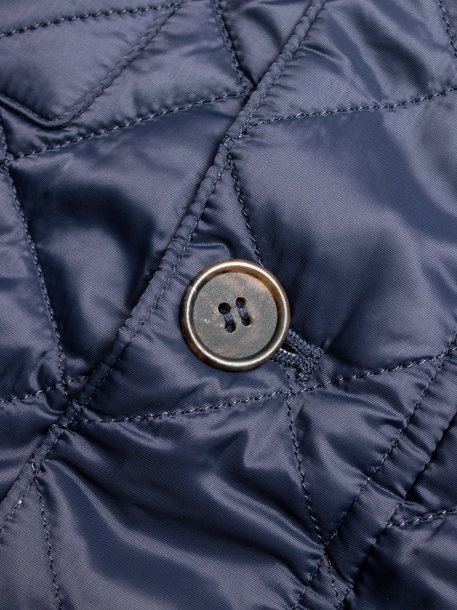 "Maesbury" Quilt Jacket in Navy