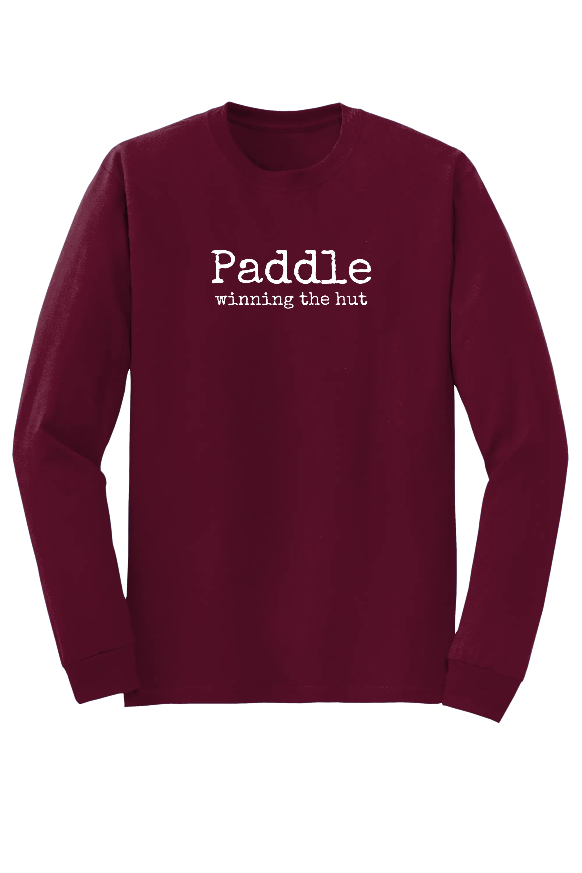 "winning the hut" Long Sleeve T-shirt