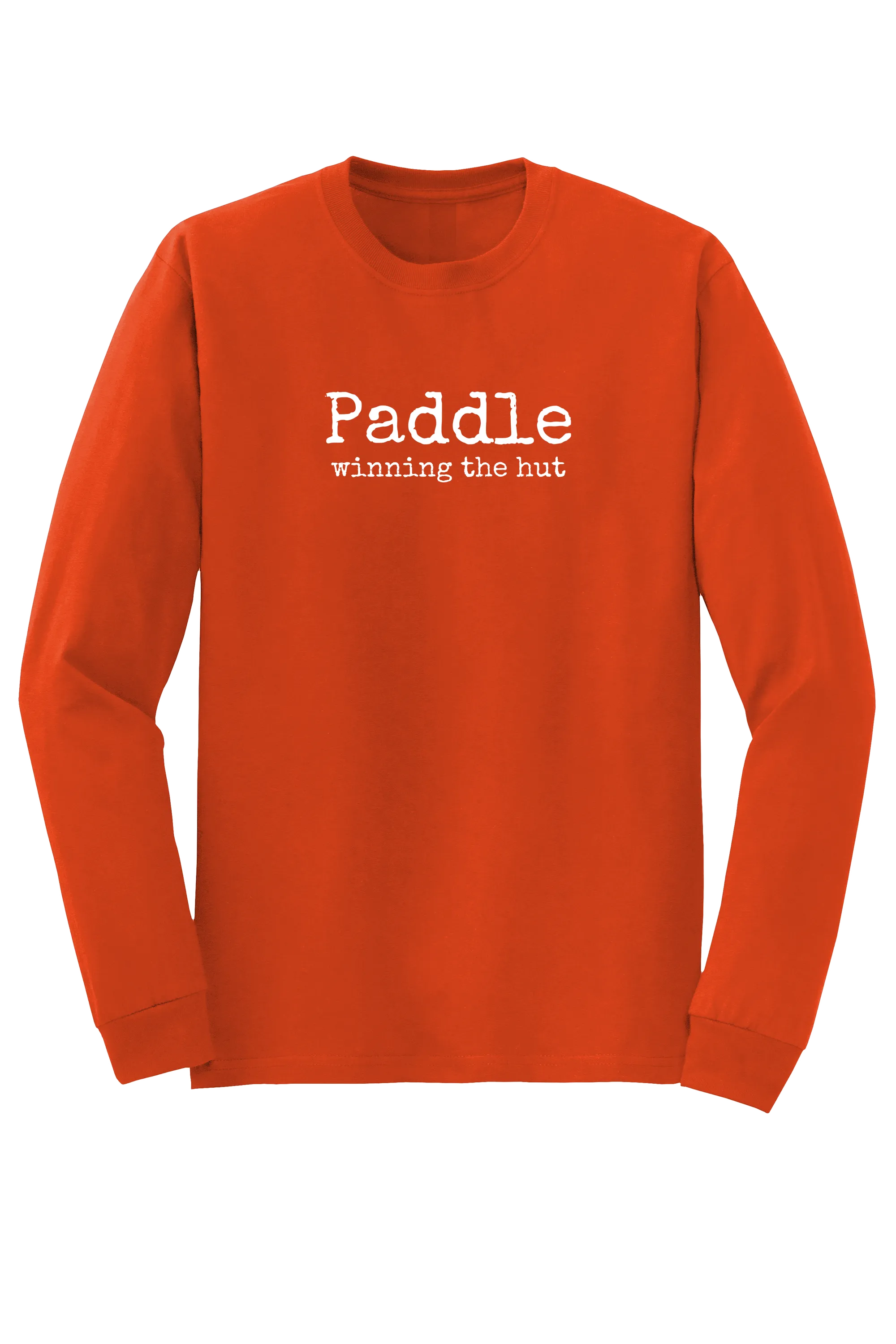 "winning the hut" Long Sleeve T-shirt