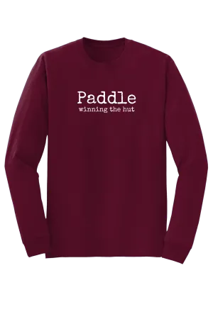 "winning the hut" Long Sleeve T-shirt