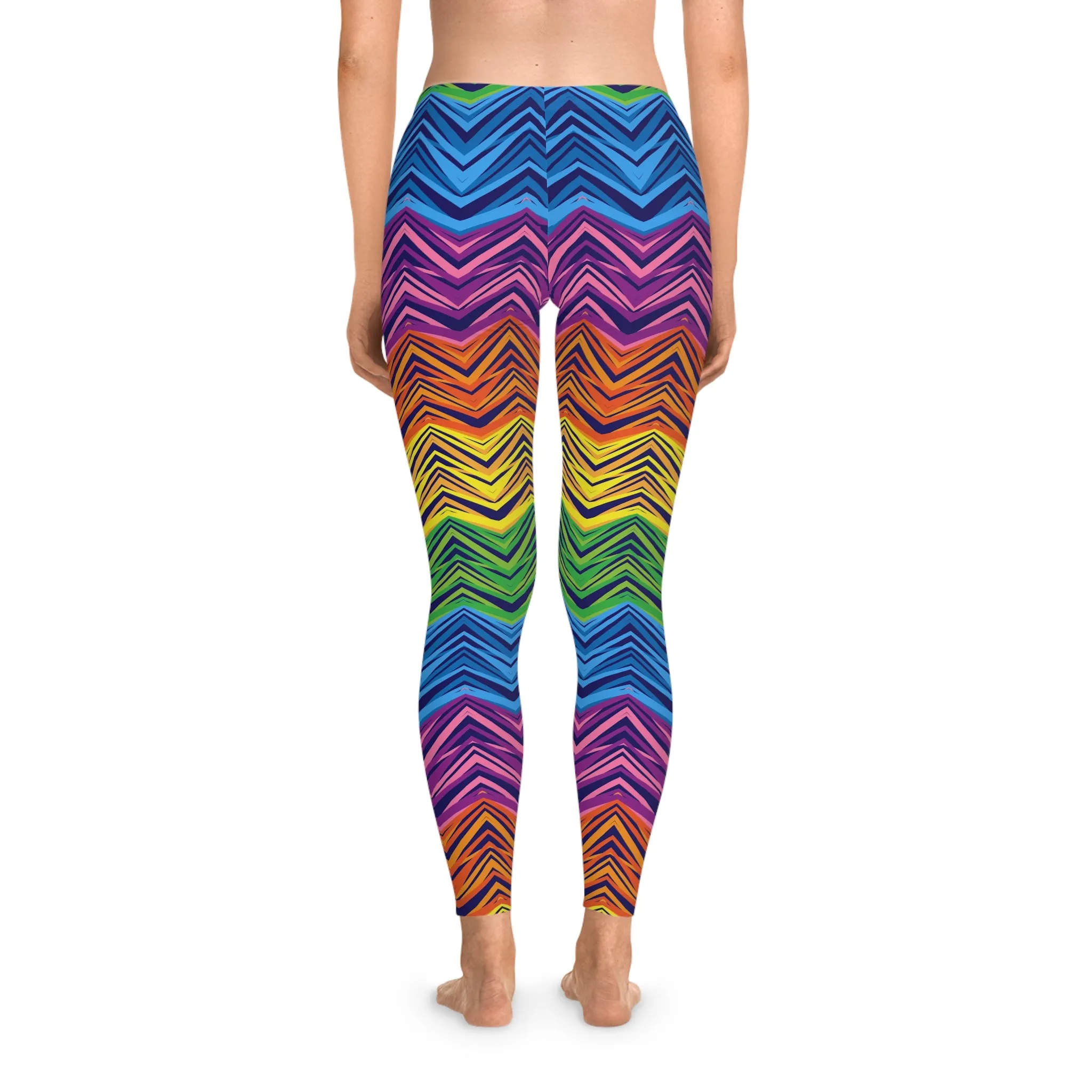 Rainbow Ziggy Stretchy Leggings