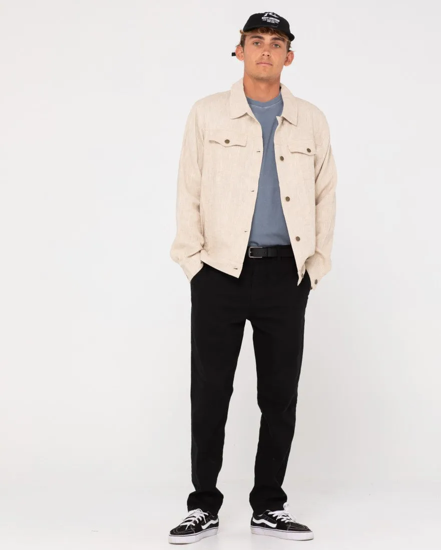 Ramie Trucker Jacket