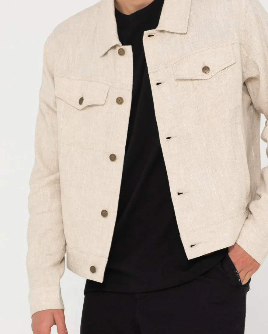 Ramie Trucker Jacket