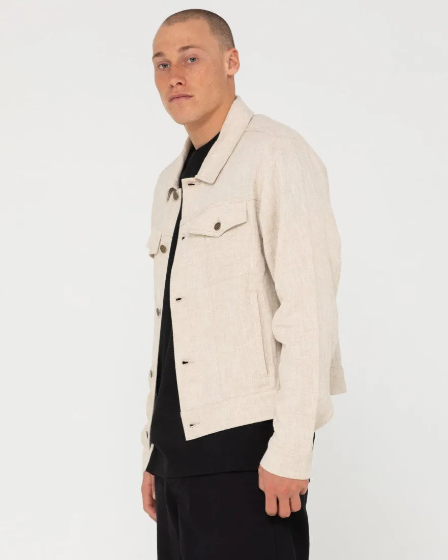 Ramie Trucker Jacket