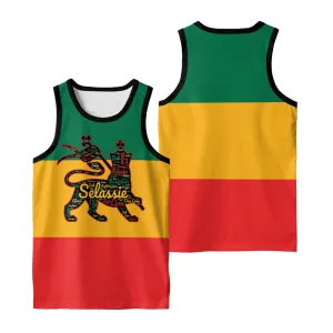 Rasta Colored Tank Tops - Lion of Judah
