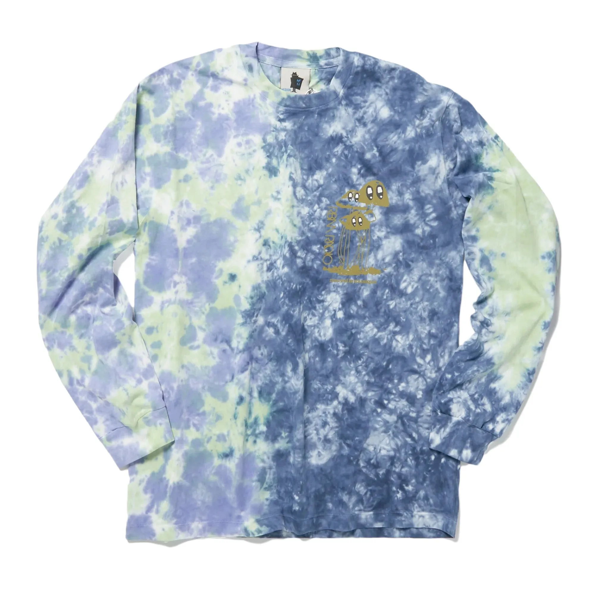 Real Bad Man Nouvelle Musique Long Sleeve T-Shirt 'Blue Coral'