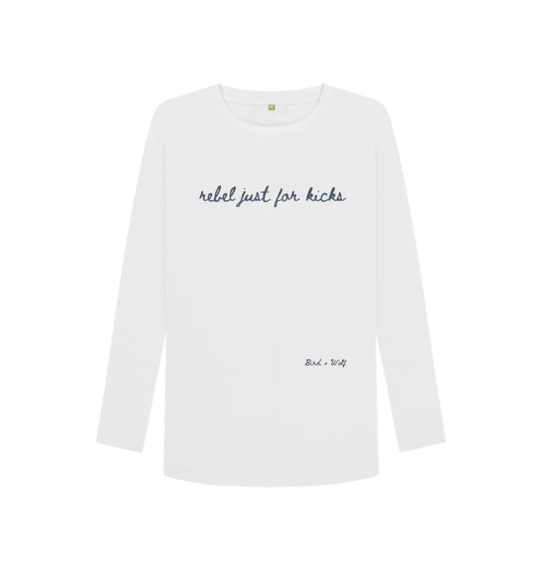 Rebel Just For Kicks Long Sleeve Tee