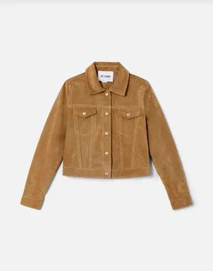 RE/DONE Suede Baby Trucker