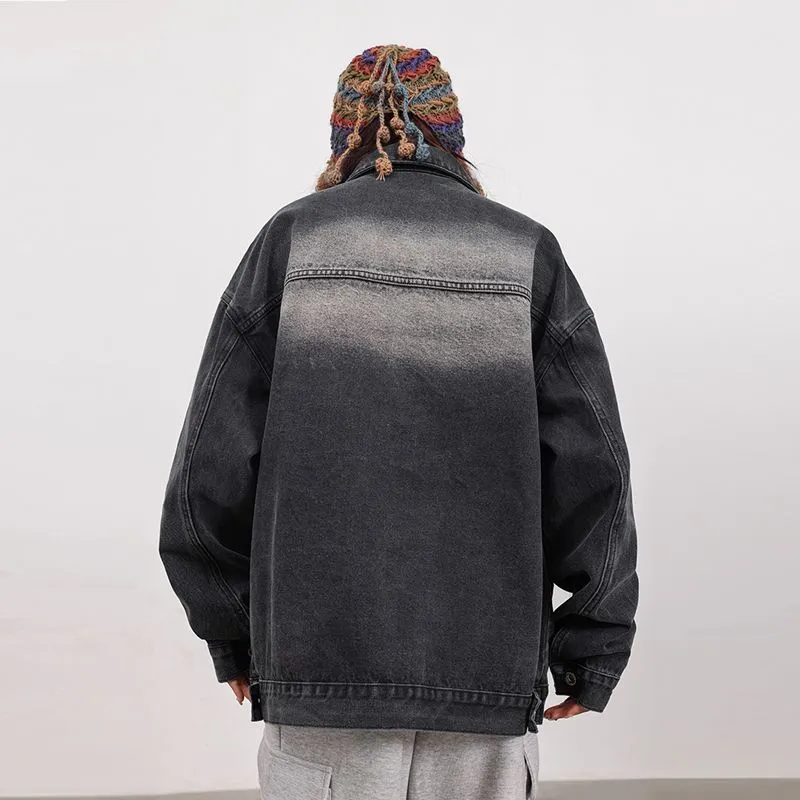 Relaxed-Fit Double Stitched Denim Jacket for Stylish Men