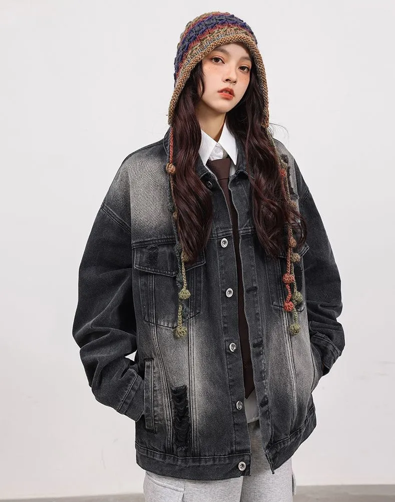 Relaxed-Fit Double Stitched Denim Jacket for Stylish Men