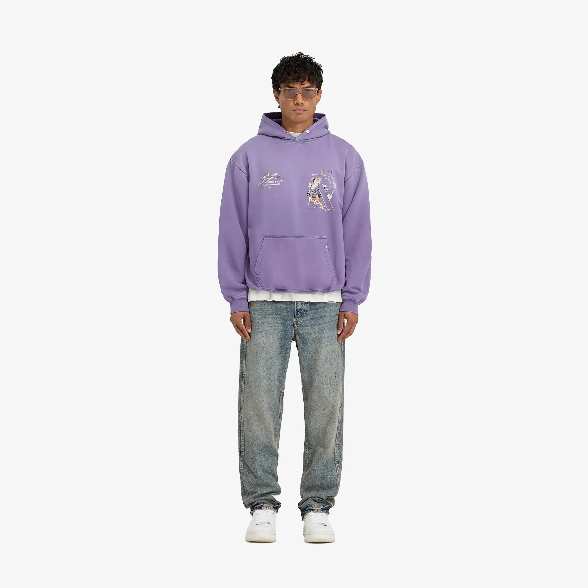 Represent | HERMES HOODIE { PURPLE