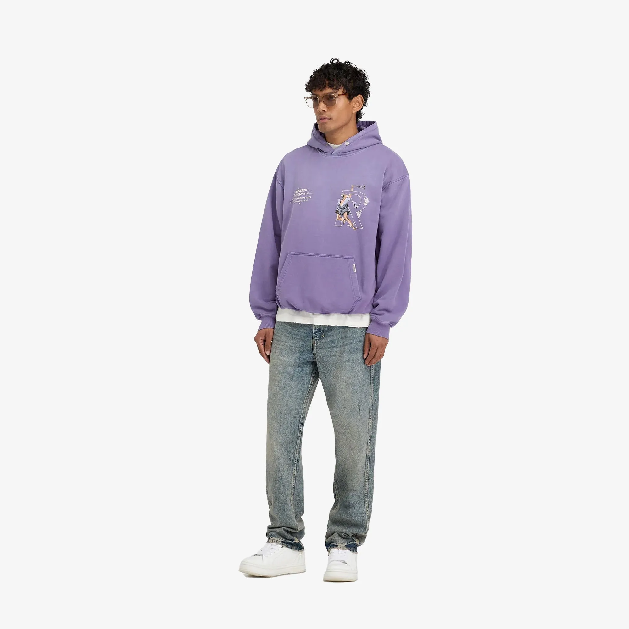 Represent | HERMES HOODIE { PURPLE