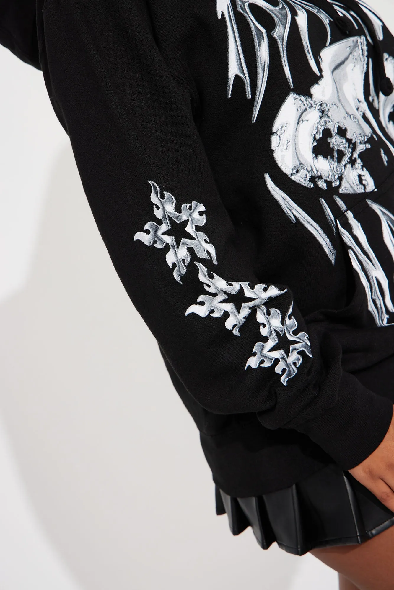 Resilience Chrome Hoodie - Black