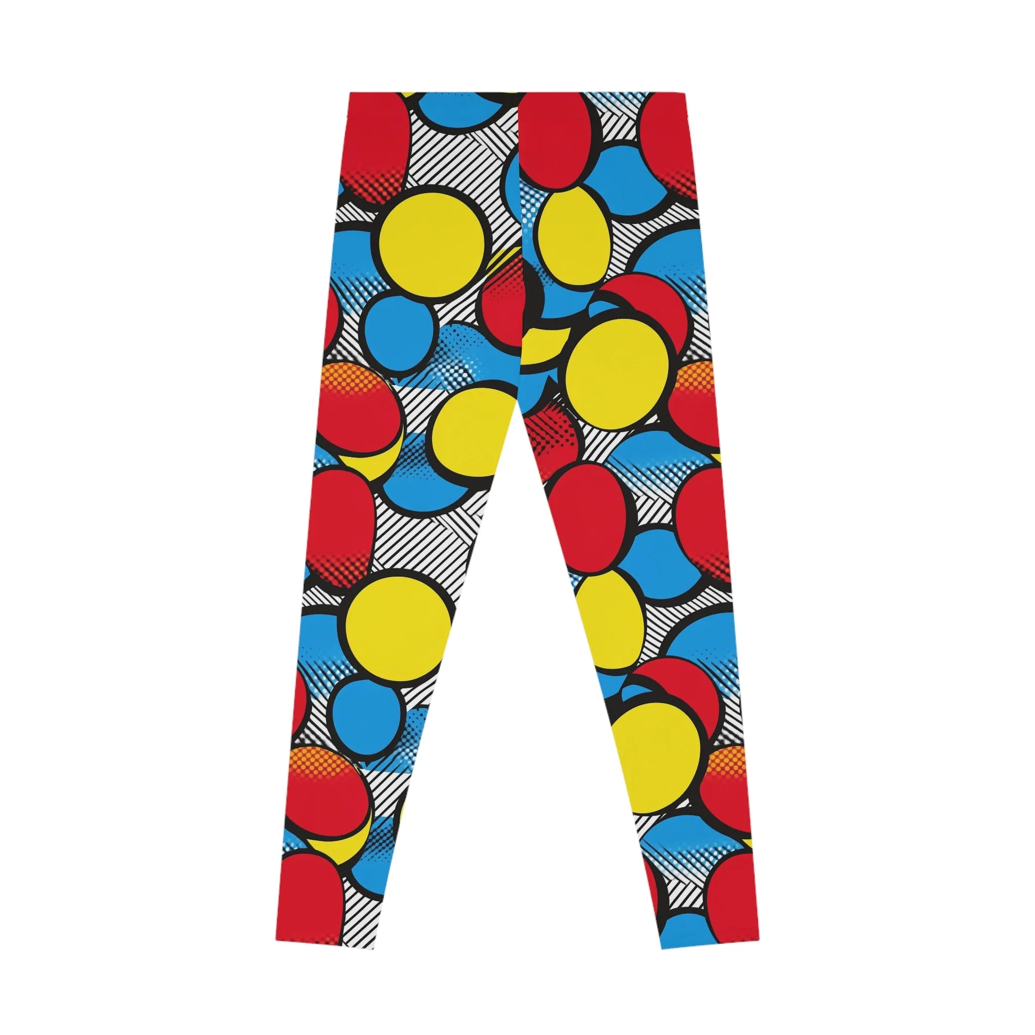 Retro Remix Stretchy Leggings for Active Lifestyle & Everyday Comfort