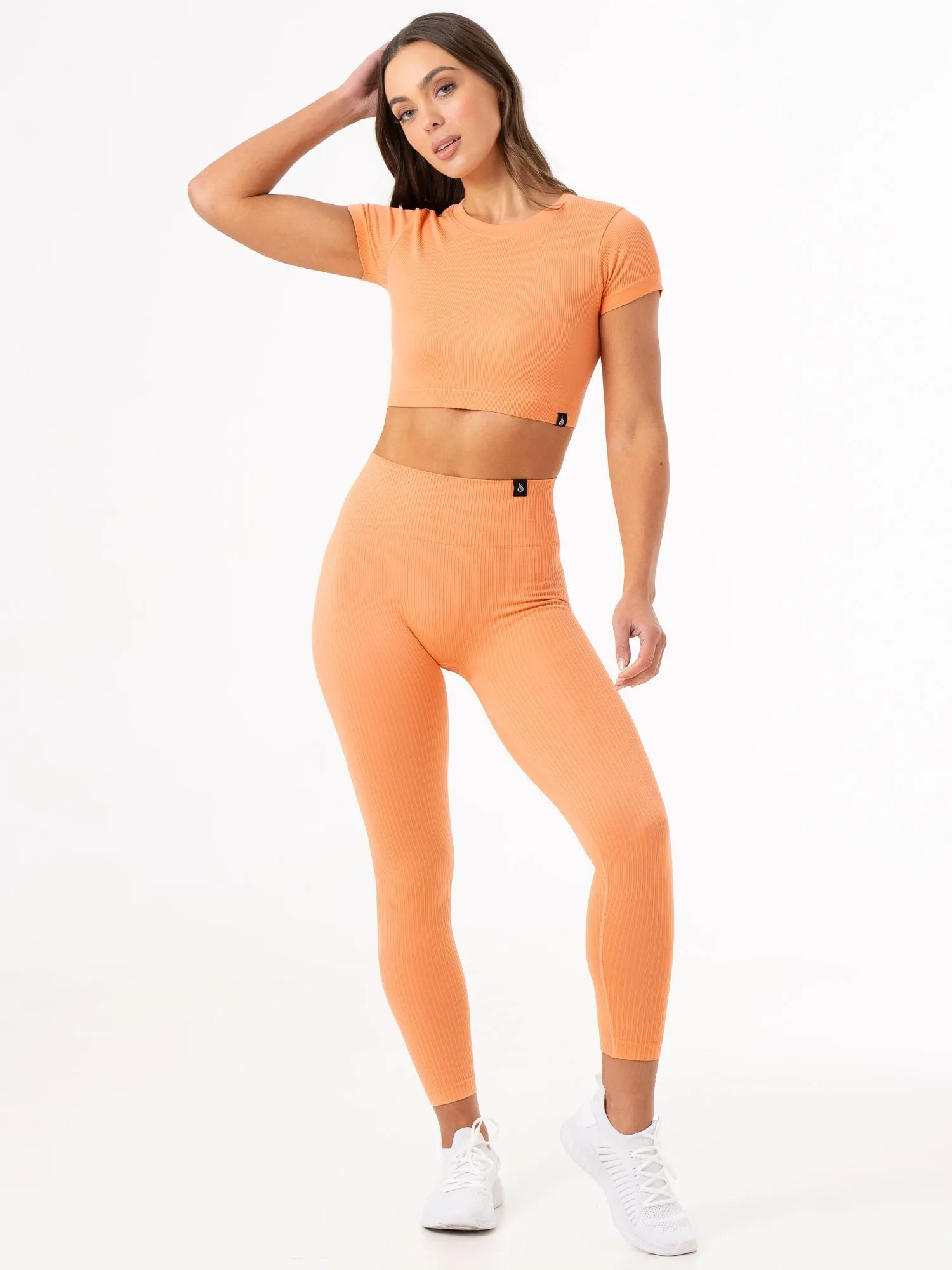 Rib Seamless T-Shirt - Mango