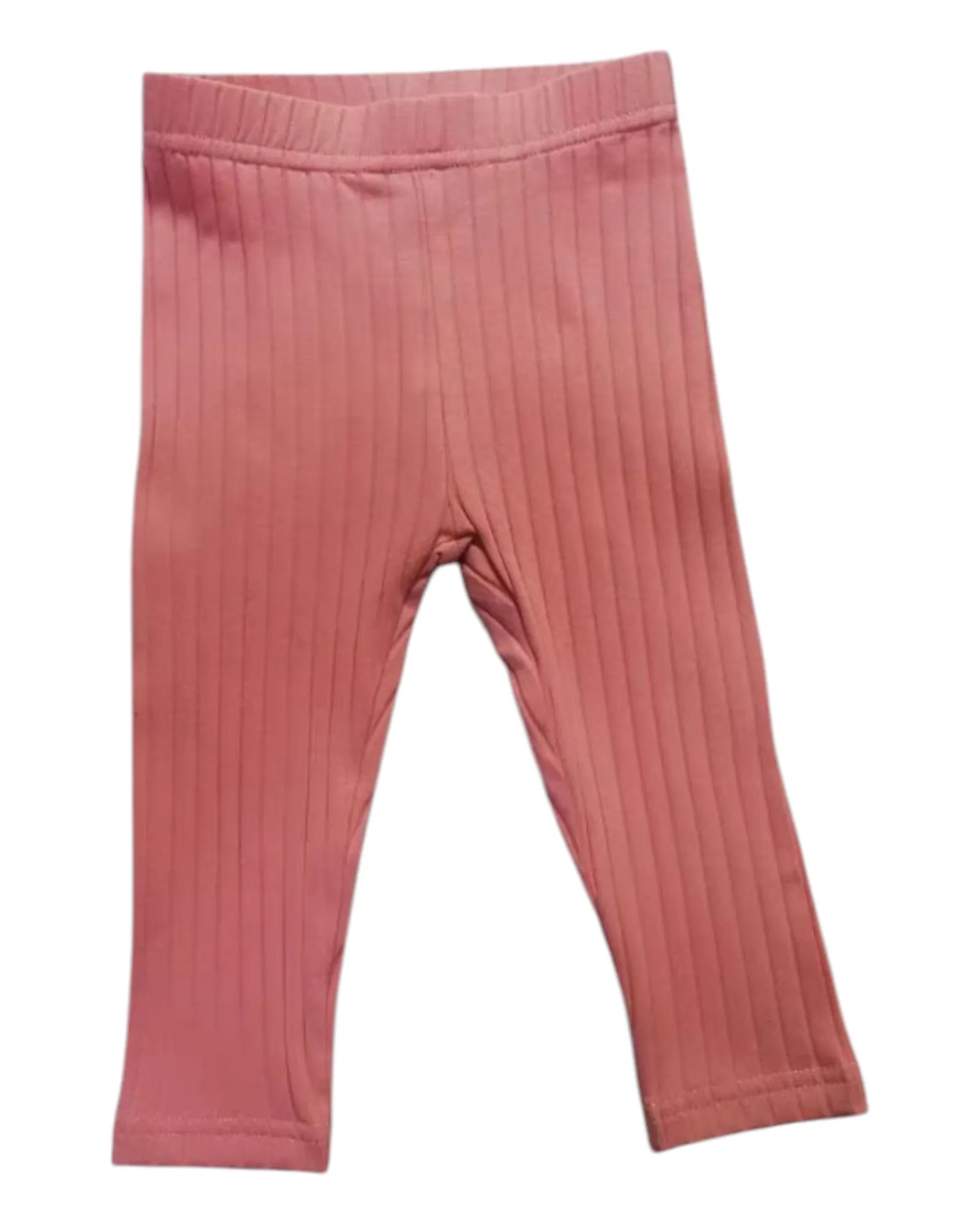 Ribbed Pink Toddler Leggings
