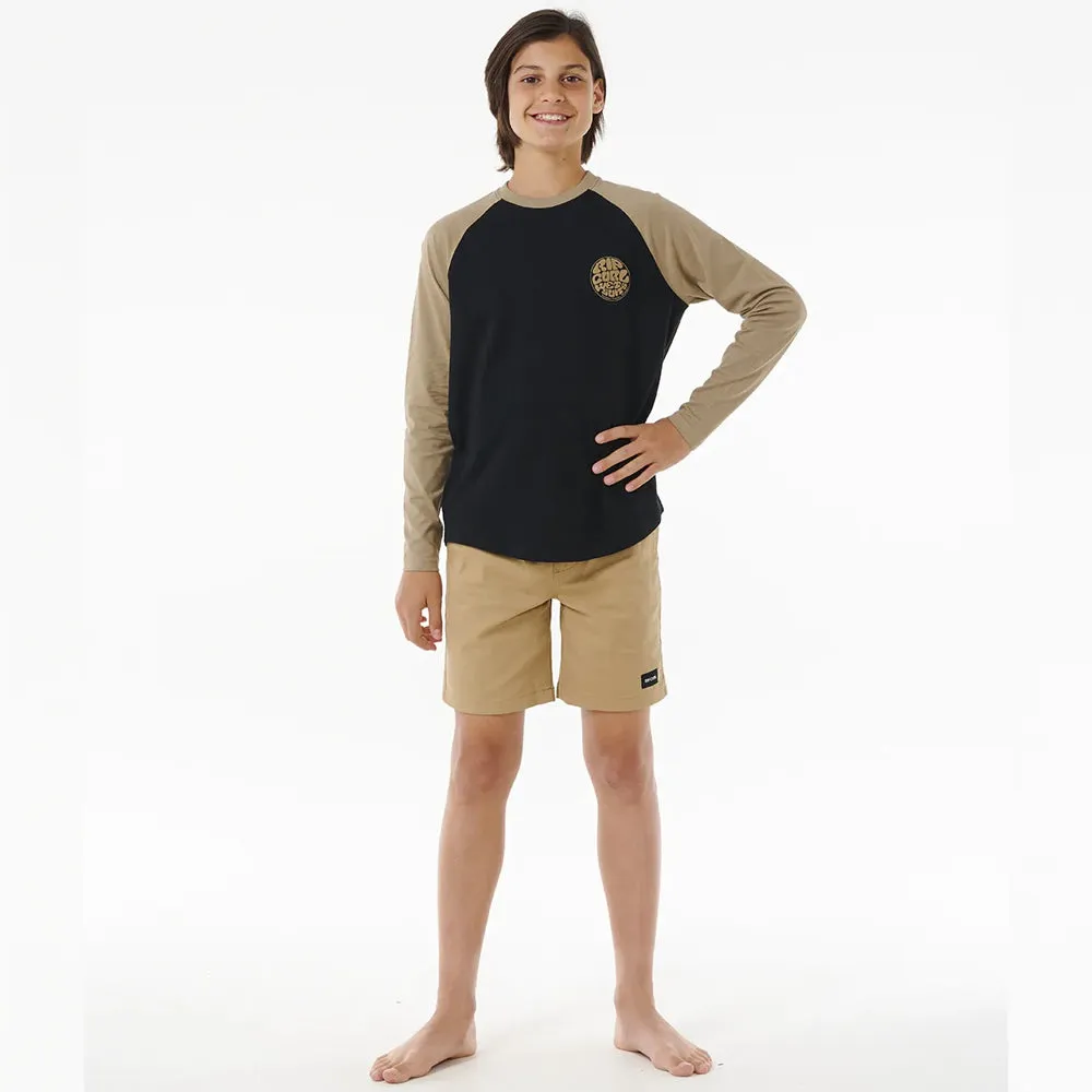 Rip Curl Kids Wetsuit Icon Longsleeve Tee Shirt