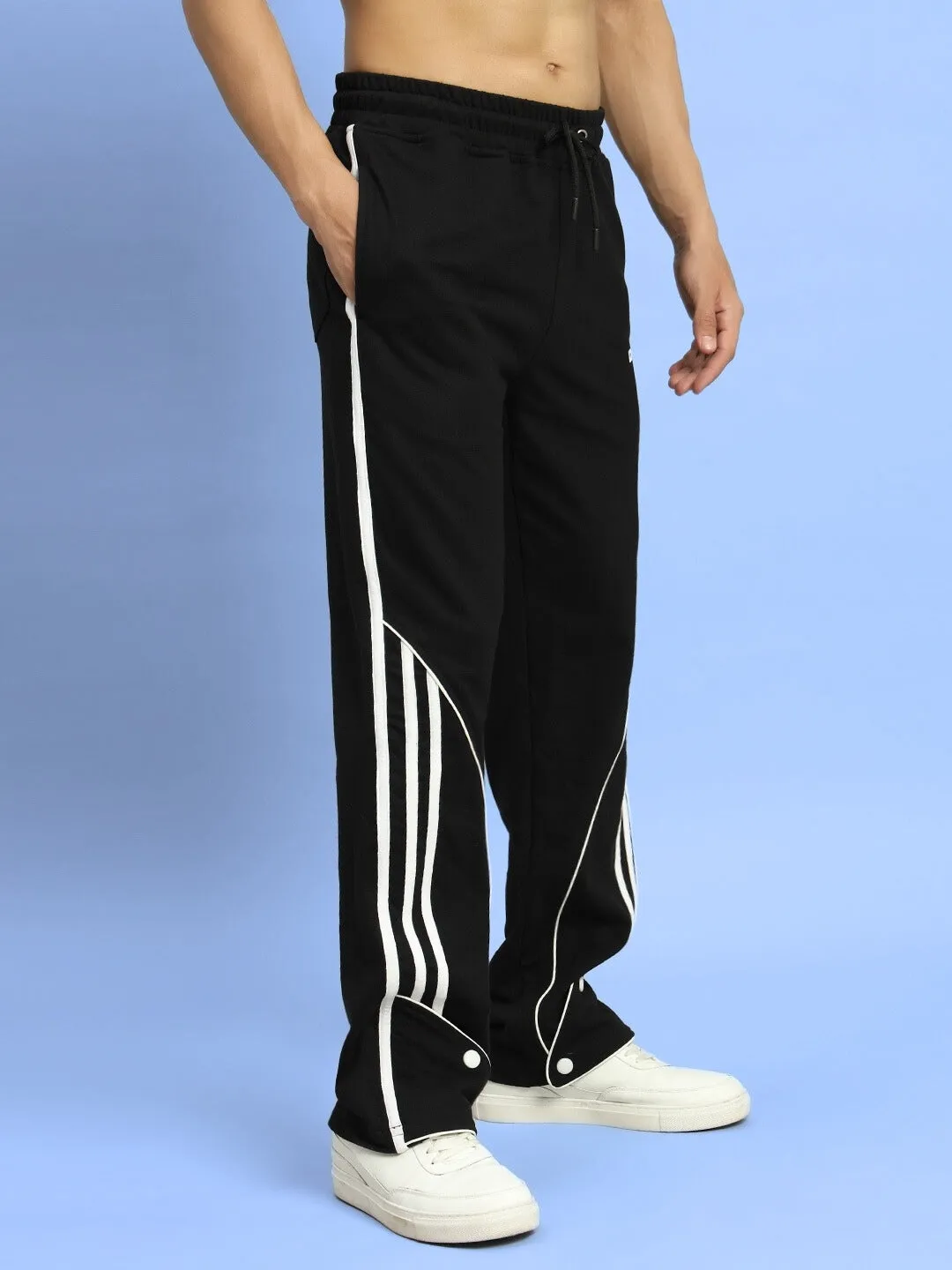 RIPPLE CONTRAST JOGGERS (BLACK)